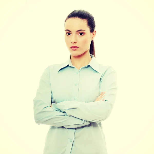 Mulher de negócios bonita — Fotografia de Stock