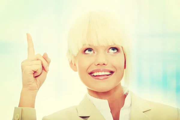 Young pretty office woman — Stock Photo, Image