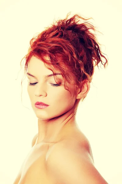 Young redhead woman — Stock Photo, Image