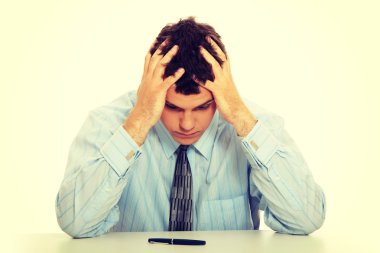 Businessman in stress
