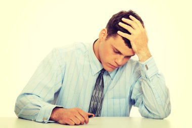 Businessman in stress