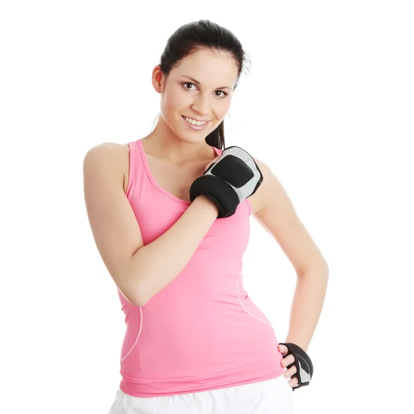 Mulher de exercício — Fotografia de Stock