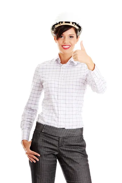 Portrait of confident female worker — Stock Photo, Image