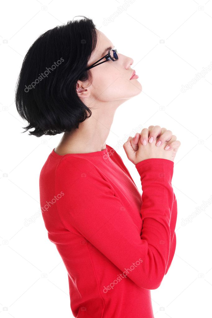 Woman praying