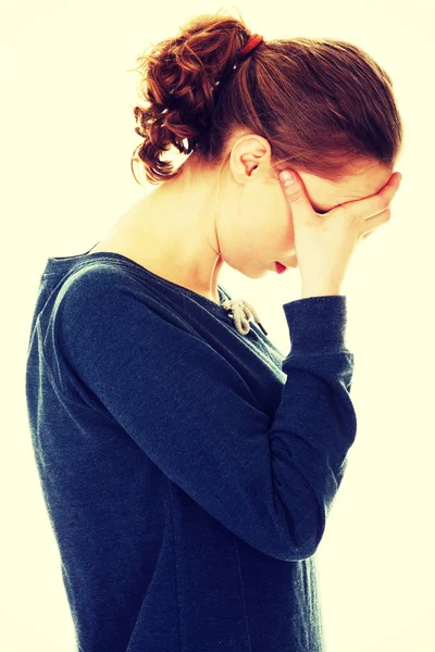 Mujer en depresión. — Foto de Stock