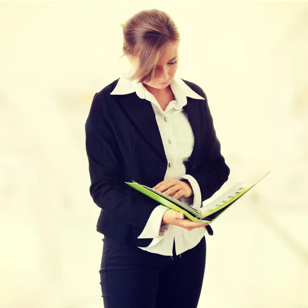 Young caucasian businesswoman — Stock Photo, Image