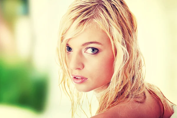 Blond woman — Stock Photo, Image