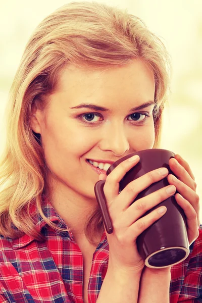 Kaffee oder Tee am Morgen — Stockfoto