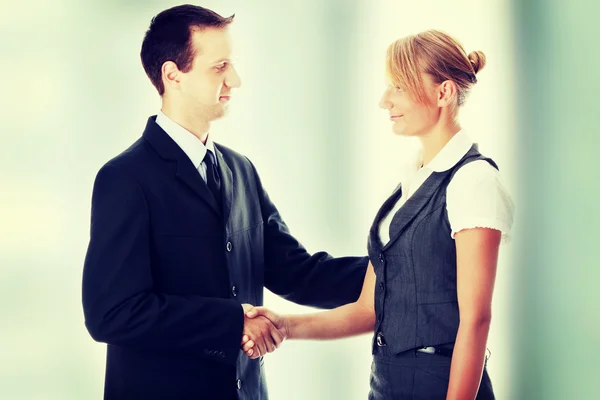Business people handshaking — Stock Photo, Image