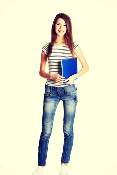 Feliz estudiante femenina . —  Fotos de Stock