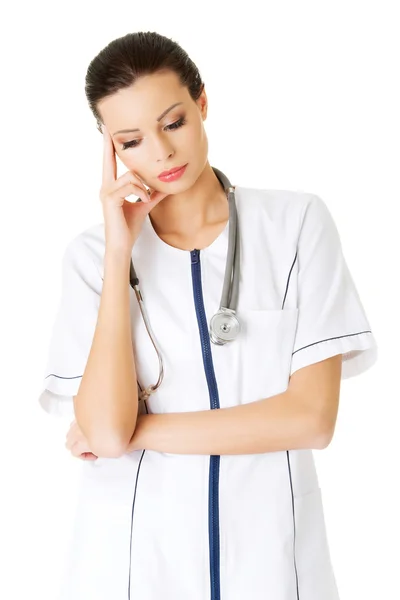 Thinking medical doctor — Stock Photo, Image