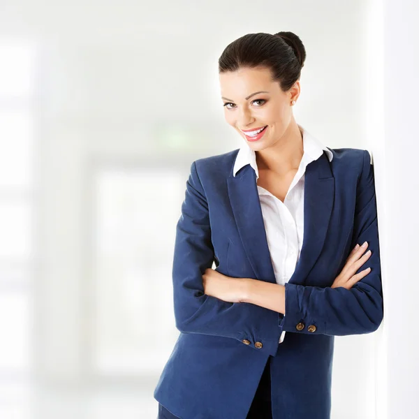 Businesswoman or student in elegant clothes — Stock Photo, Image
