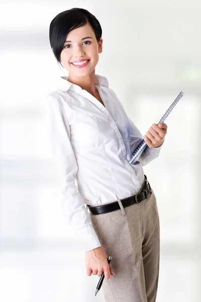 Businesswoman or student — Stock Photo, Image