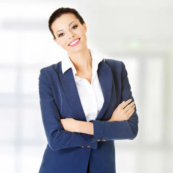 Businesswoman or student in elegant clothes Royalty Free Stock Photos
