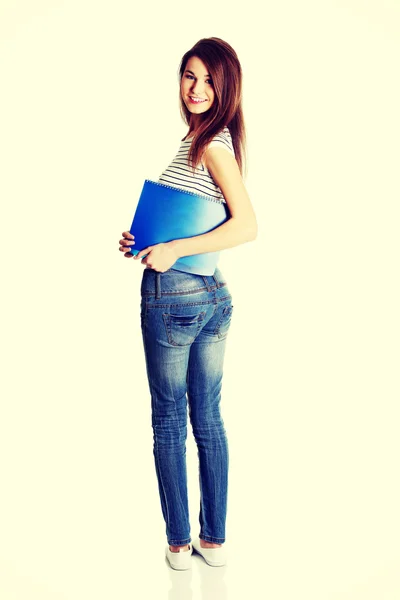 Feliz estudiante femenina . —  Fotos de Stock