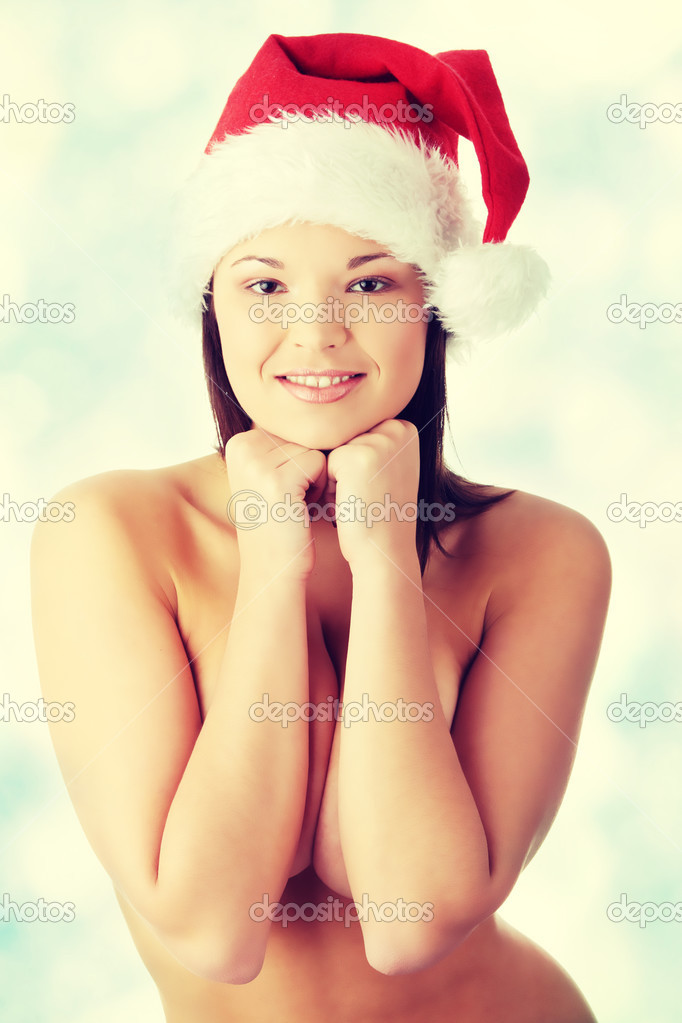 Sexy santa helper — Stock Photo © piotr_marcinski #42737663