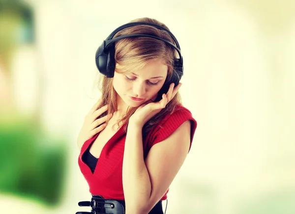 Ouvir a música — Fotografia de Stock