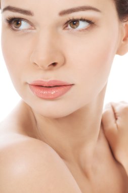 Güzel Üstsüz Kadın. 