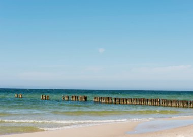 güzel manzara okyanus veya deniz.