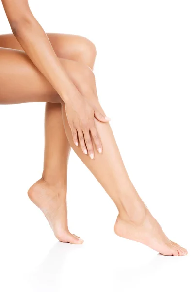 Ženské nohy. closeup.BodyPart. — Stock fotografie