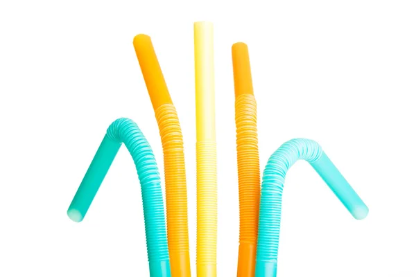 Colorful straws. Vertical view. — Stock Photo, Image