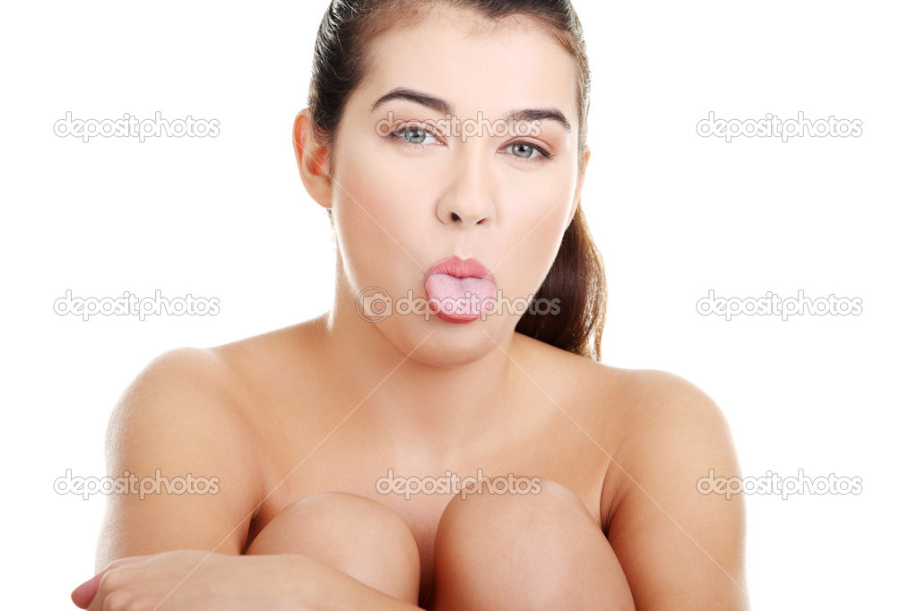 Tan naked naked women with tongues in their mouths