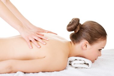 kadın beeing Spa salonda masaj rahatlatıcı