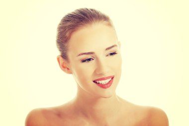 taze temiz ten kadın.