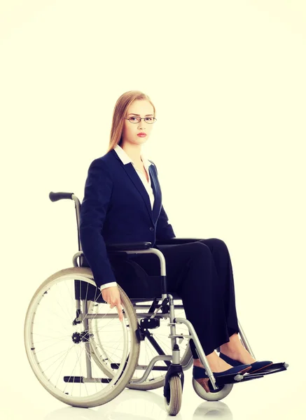 Sad, serious business woman — Stock Photo, Image