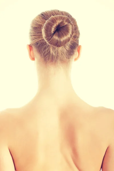 Woman's back, rear view. — Stock Photo, Image