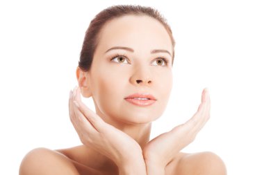 Güzel spa kadını.