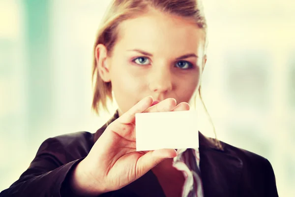 Blank business card — Stock Photo, Image