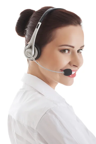 Call center worker — Stock Photo, Image