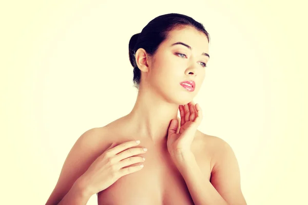 Retrato de mujer joven de Bathe — Foto de Stock