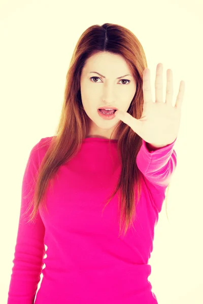 Stop gesture — Stock Photo, Image