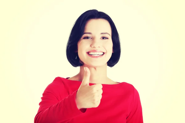 Signo de pulgar hacia arriba —  Fotos de Stock