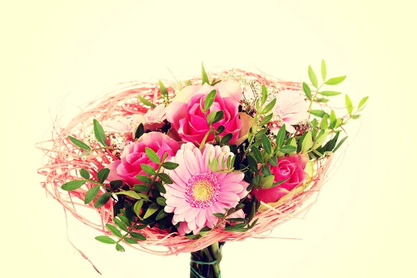 Bouquet of pink flowers. — Stock Photo, Image