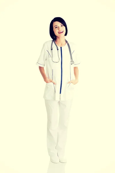 微笑的护士 — 图库照片