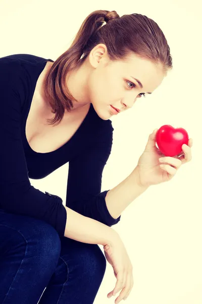 Vacker kvinna i depression. — Stockfoto