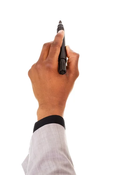 Businessman with marker — Stock Photo, Image