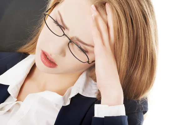 Worried business woman . — Stock Photo, Image