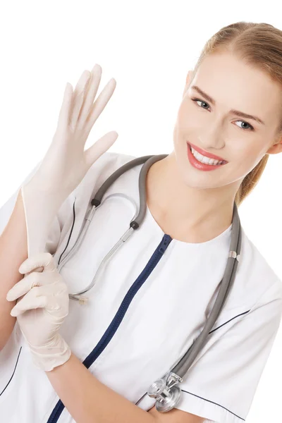 Doctor or nurse — Stock Photo, Image