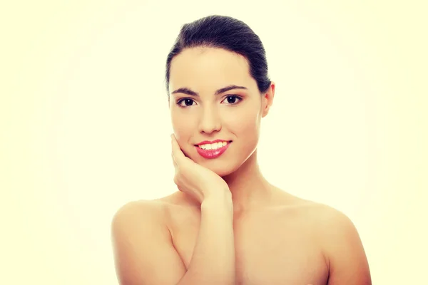 Beautiful young caucasian woman portrait — Stock Photo, Image