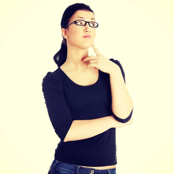 Thoughtful woman — Stock Photo, Image