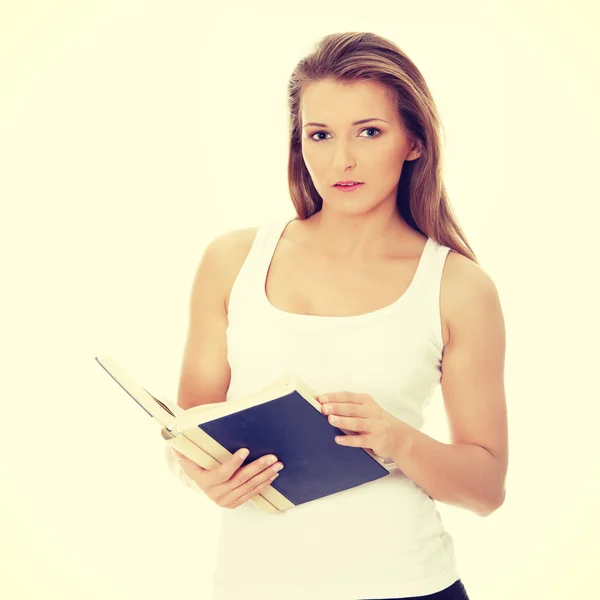 Felice studente ragazza — Foto Stock