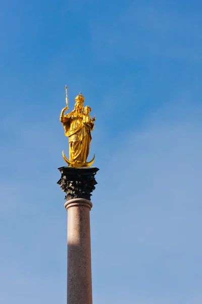 Mary's Column In Munich, Germany — Stock Photo, Image