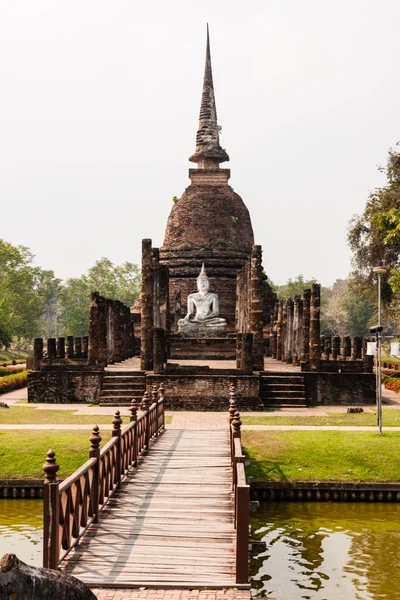 Wat Sa Si, Sukhothai, Thailandia — Foto Stock