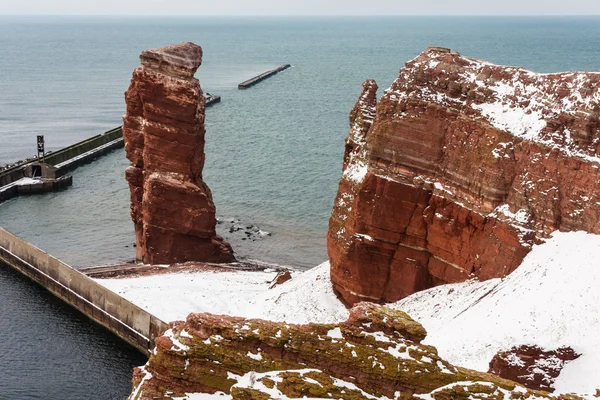 Lange anna v zimě, helgoland — Stock fotografie