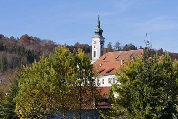 Schaeftlarn abbey, Bajorország, Németország — Stock Fotó