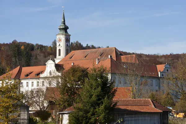 Schaeftlarn abbey, Bajorország, Németország — Stock Fotó